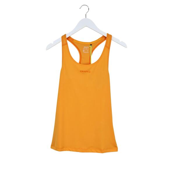 NWT Craft Women's Adv Essence Training Singlet Racerback Bright Orange Size XS - Picture 1 of 9